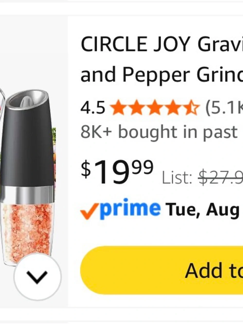 Salt and Pepper Grinder